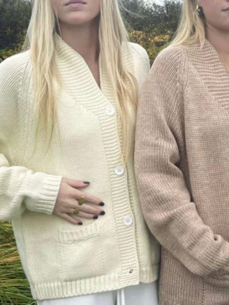 Apricot Casual Women's 4th Of July Cardigan Sweater